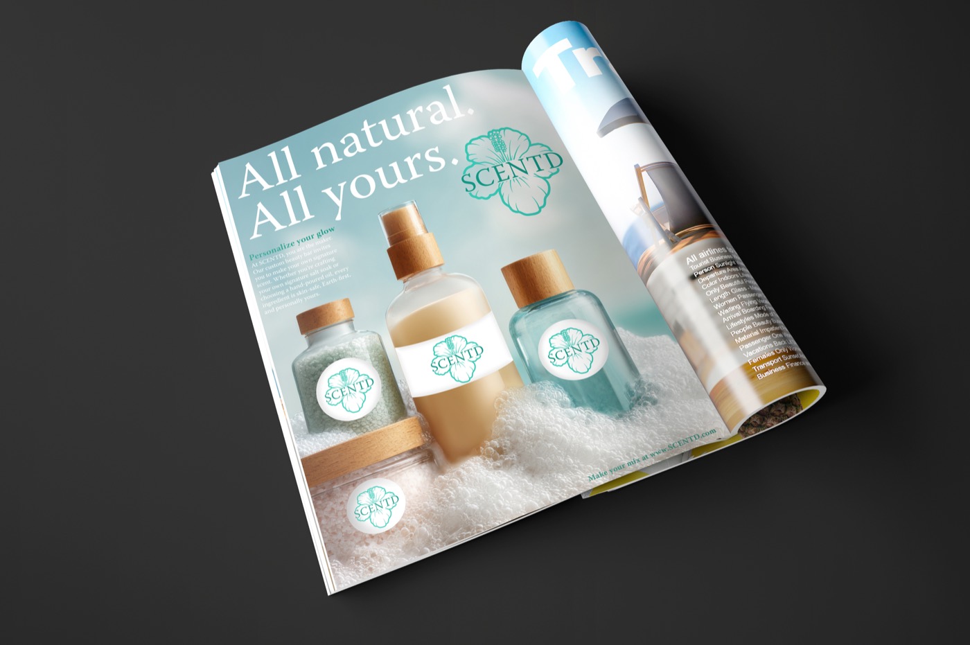 Advertisement design by Jasmine DiCara