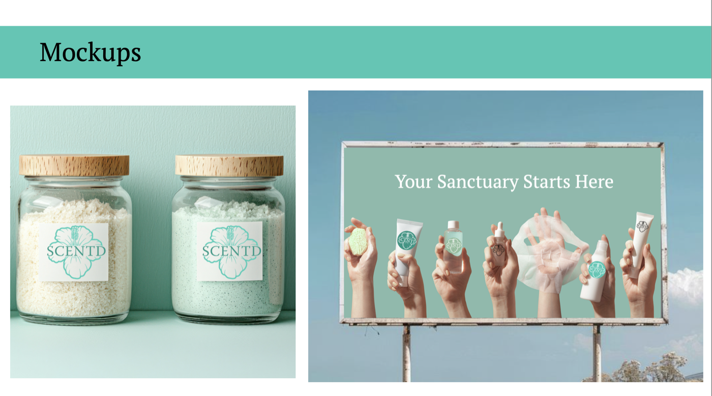 Brand campaign screen by Jasmine DiCara