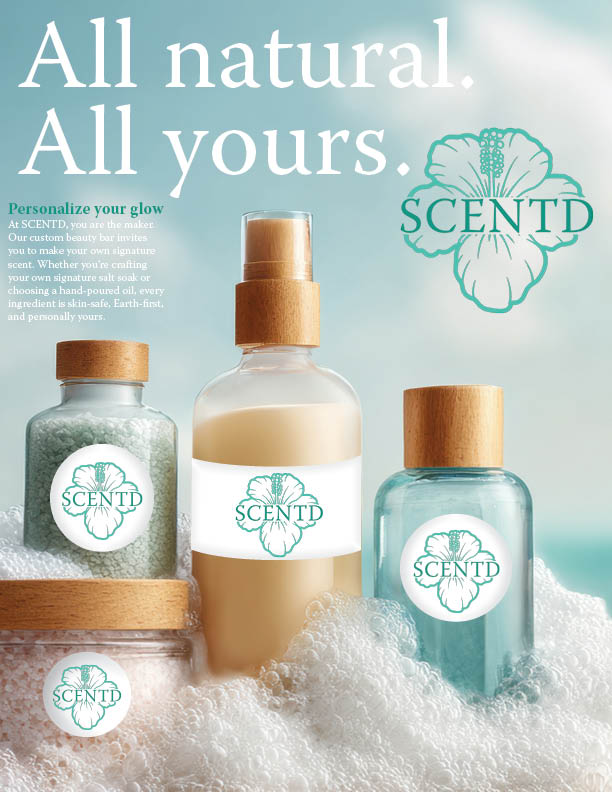 Scentd print advertisement by Jasmine DiCara